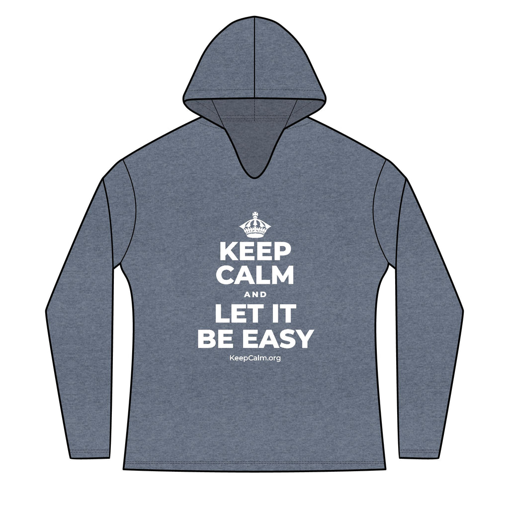 KEEP CALM AND LET IT BE EASY Women's Long Sleeve Hoodie