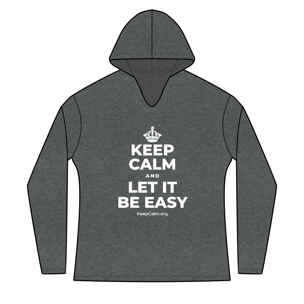 KEEP CALM AND LET IT BE EASY Women's Long Sleeve Hoodie