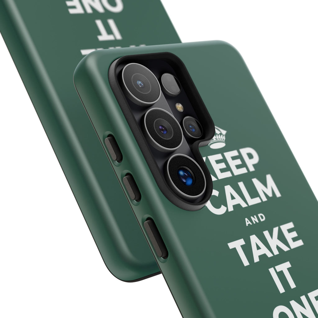KEEP CALM AND TAKE IT ONE DAY AT A TIME Phone Case