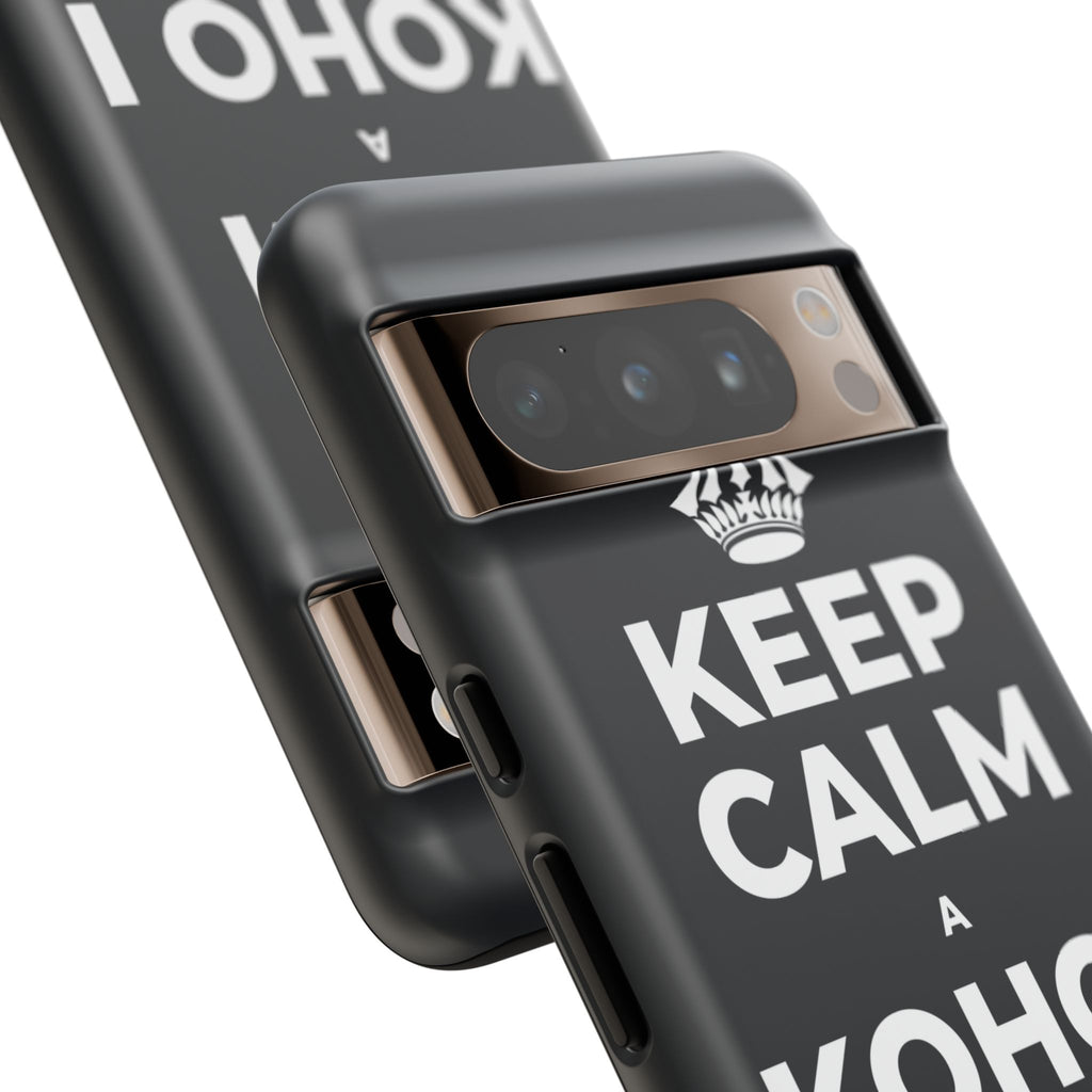 KEEP CALM A KOHO I KE AHONUI Phone Case (Dark)