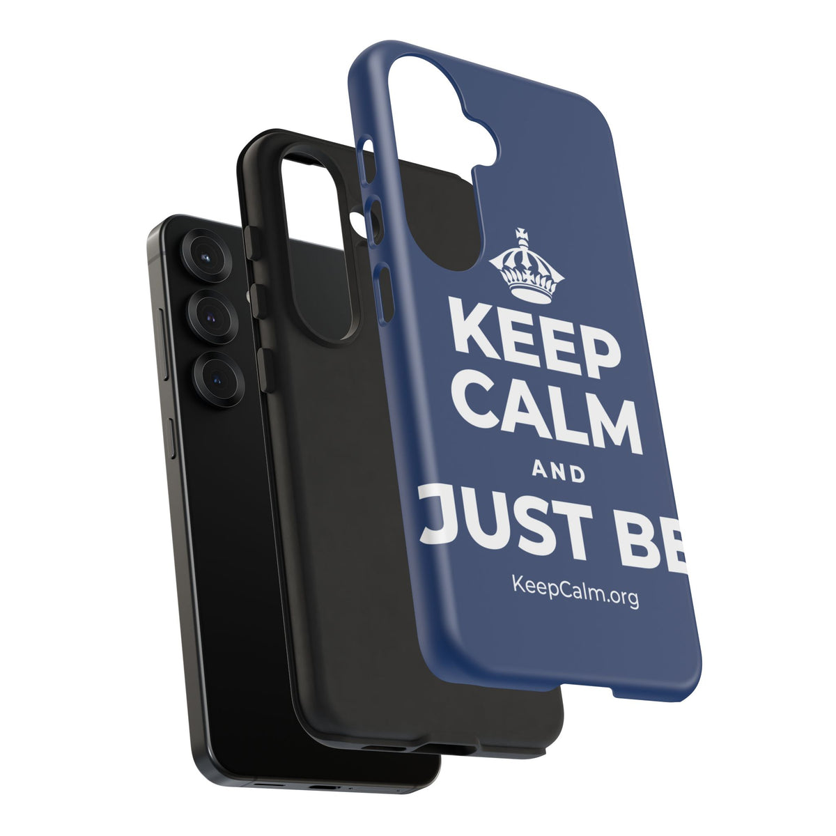 KEEP CALM AND JUST BE Phone Case
