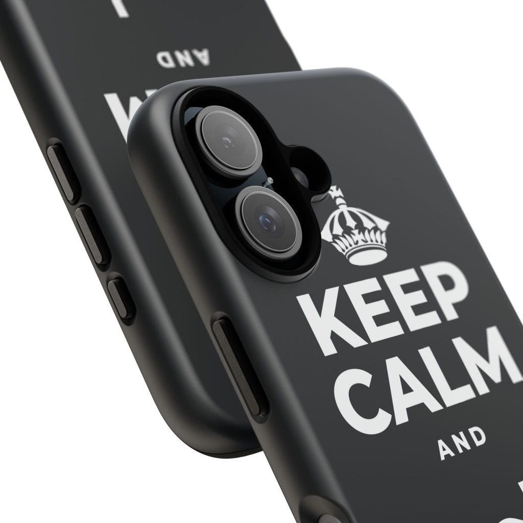 KEEP CALM AND احمِ سلامك Phone Case (Dark)