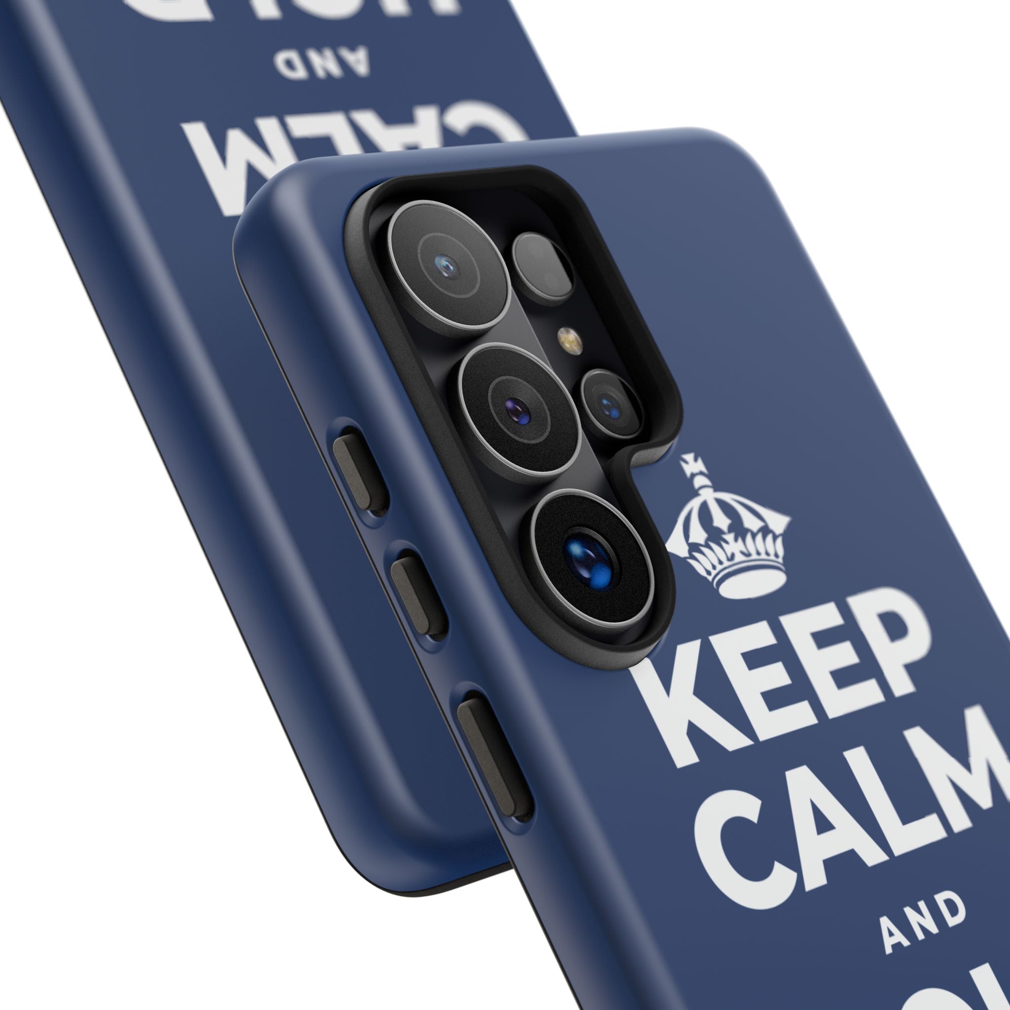 KEEP CALM AND HOLD ON Phone Case