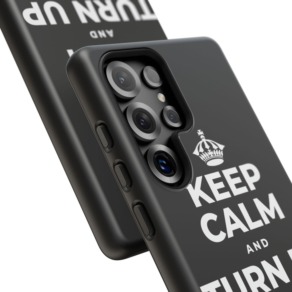 KEEP CALM AND TURN UP THE MUSIC Phone Case
