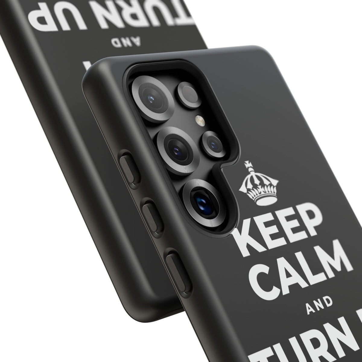 KEEP CALM AND TURN UP THE MUSIC Phone Case