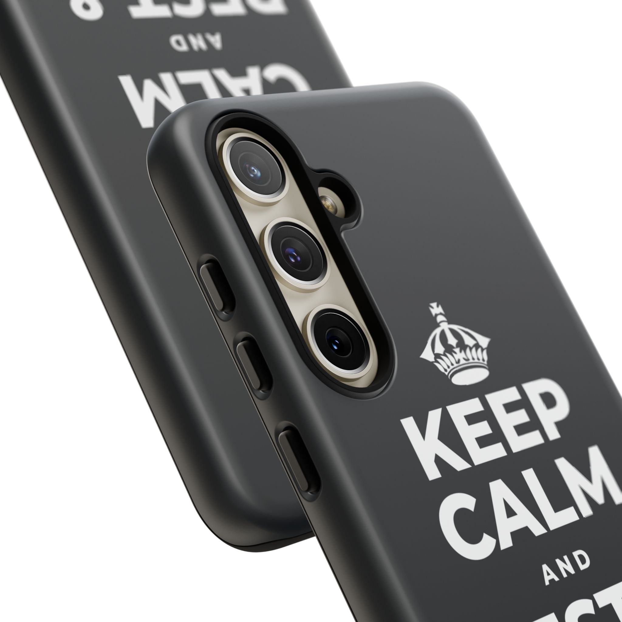 KEEP CALM AND REST & RECOVER Phone Case (Dark)