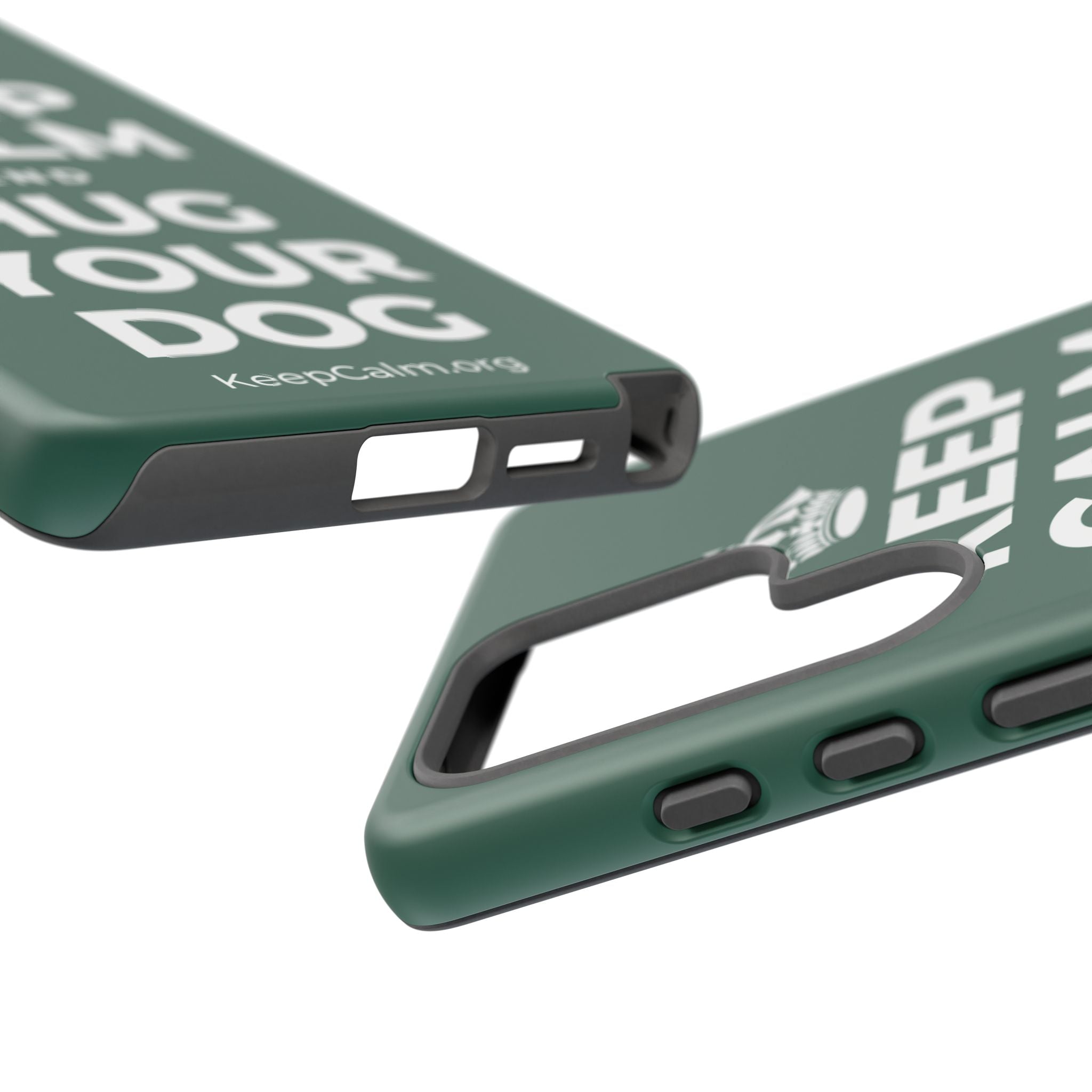 KEEP CALM AND HUG YOUR DOG Phone Case