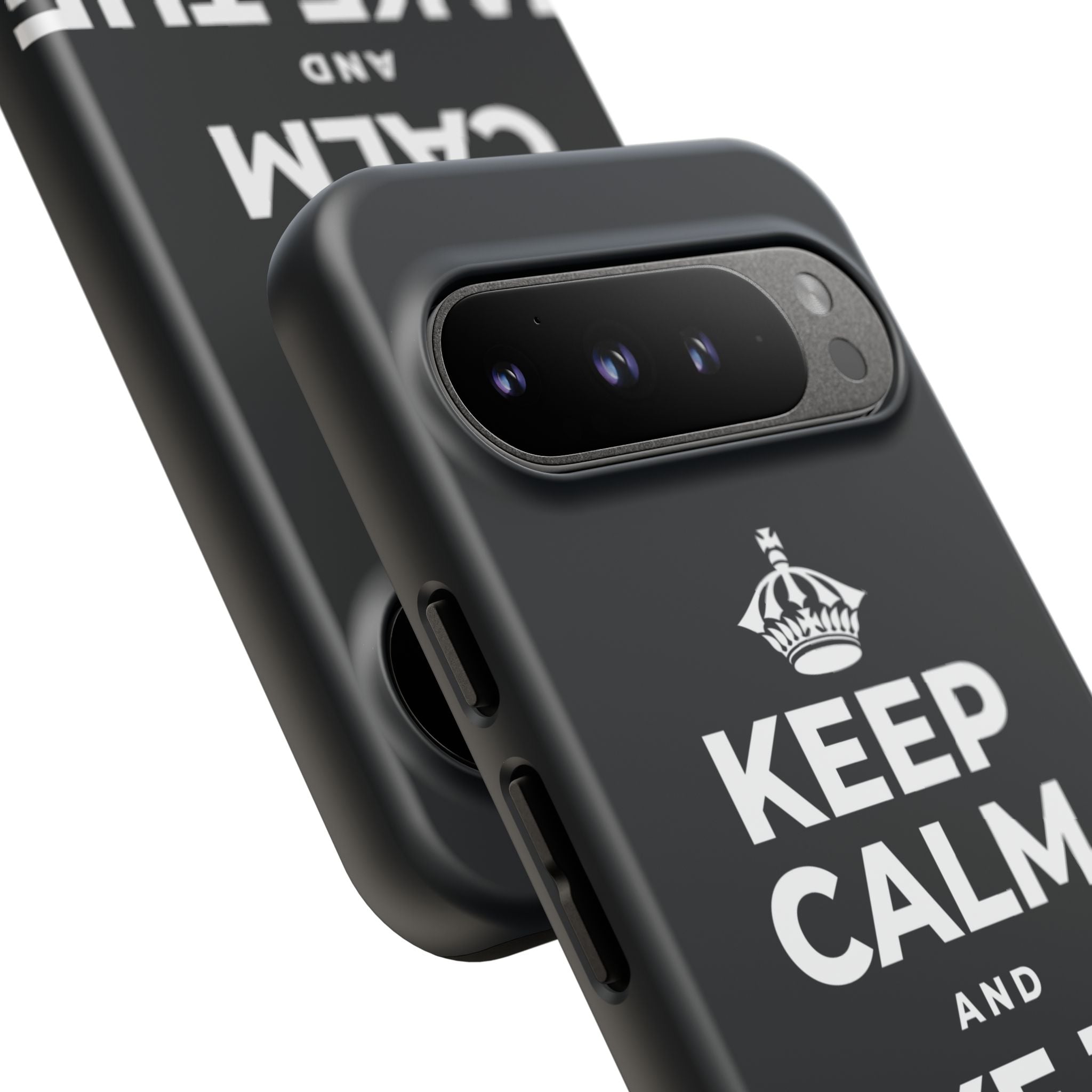 KEEP CALM AND TAKE THE SHOT Phone Case (Dark)