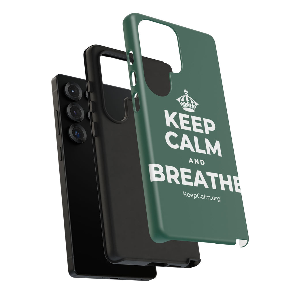 KEEP CALM AND BREATHE Phone Case