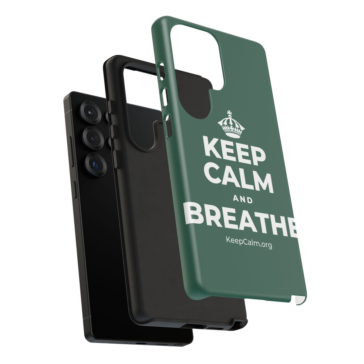 KEEP CALM AND BREATHE Phone Case