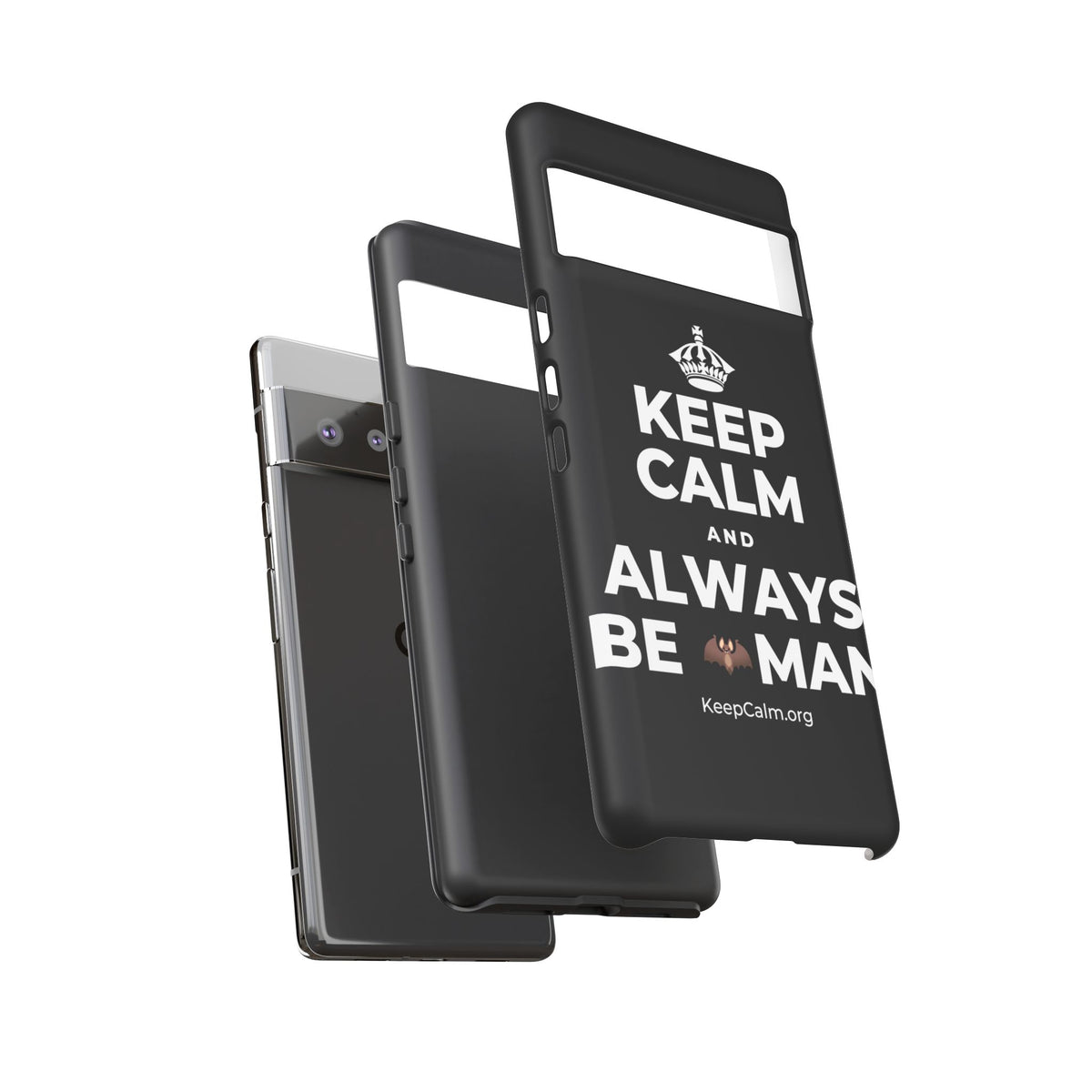 KEEP CALM AND ALWAYS BE 🦇MAN Phone Case