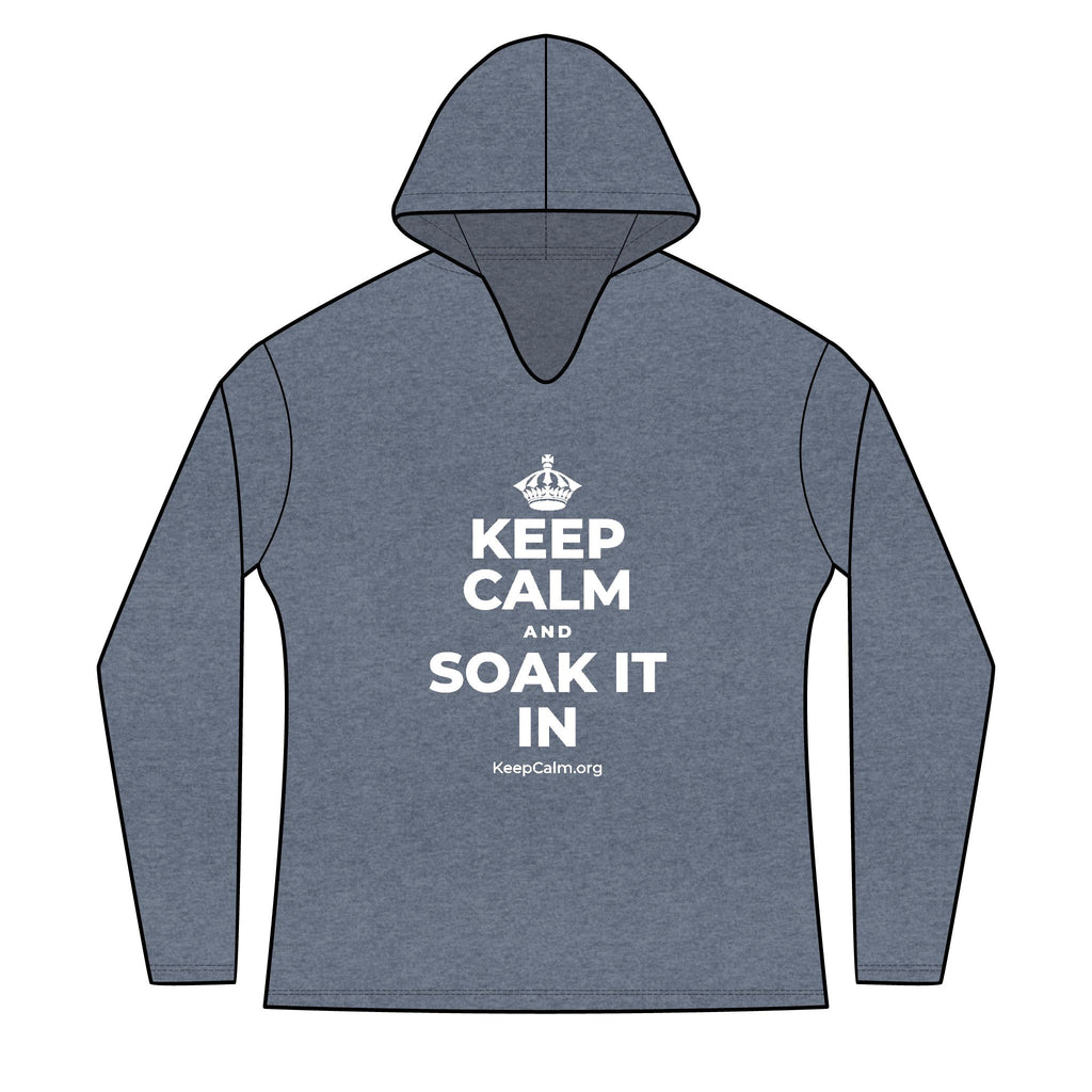 KEEP CALM AND SOAK IT IN Women's Long Sleeve Hoodie