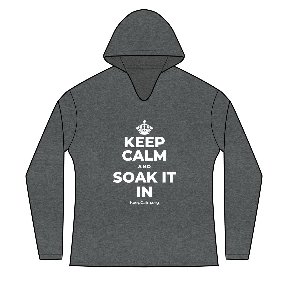 KEEP CALM AND SOAK IT IN Women's Long Sleeve Hoodie