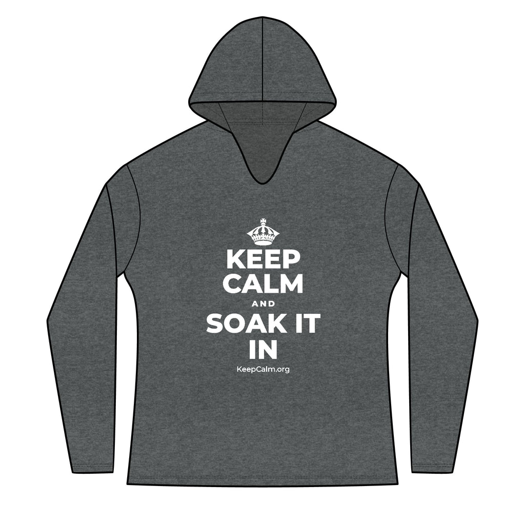 KEEP CALM AND SOAK IT IN Women's Long Sleeve Hoodie
