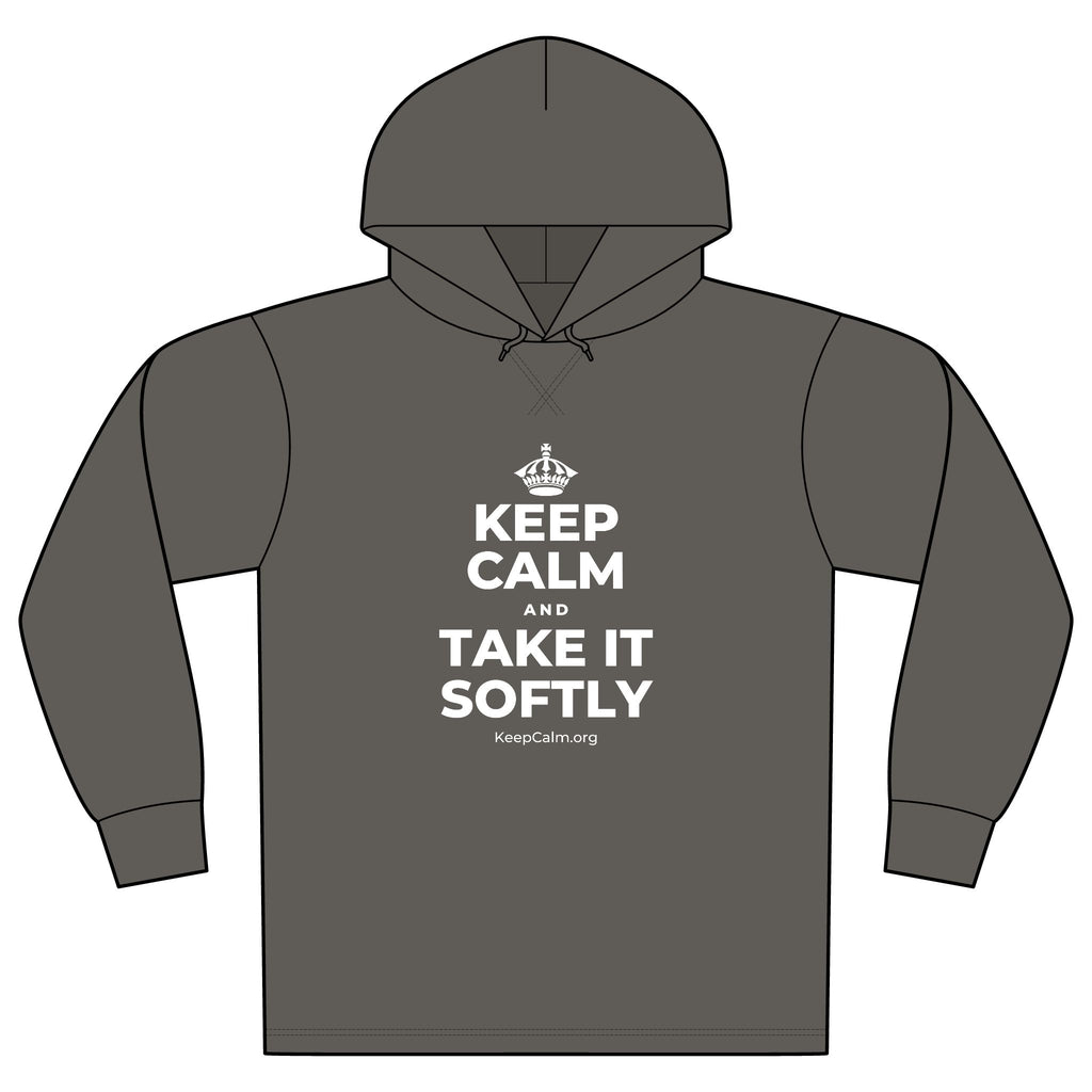 KEEP CALM AND TAKE IT SOFTLY Organic Hoodie Tee