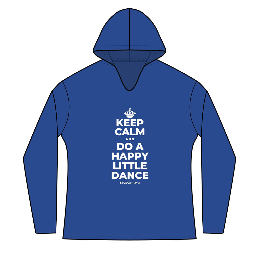 KEEP CALM AND DO A HAPPY LITTLE DANCE Women's Long Sleeve Hoodie