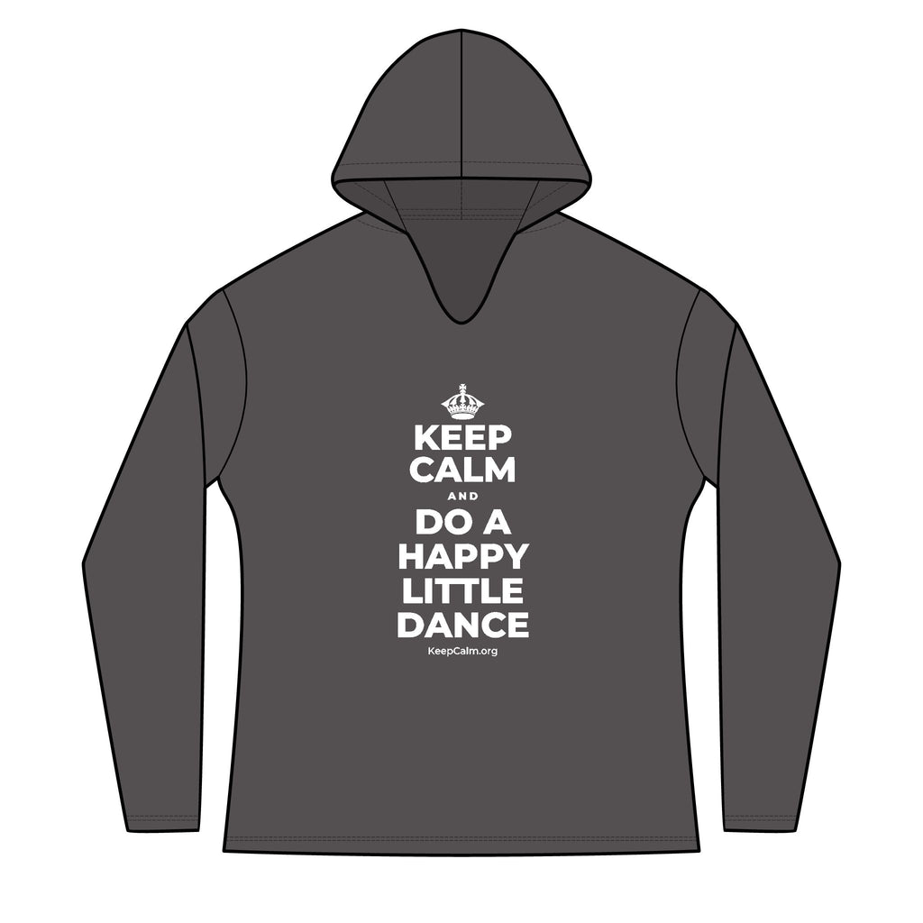KEEP CALM AND DO A HAPPY LITTLE DANCE Women's Long Sleeve Hoodie