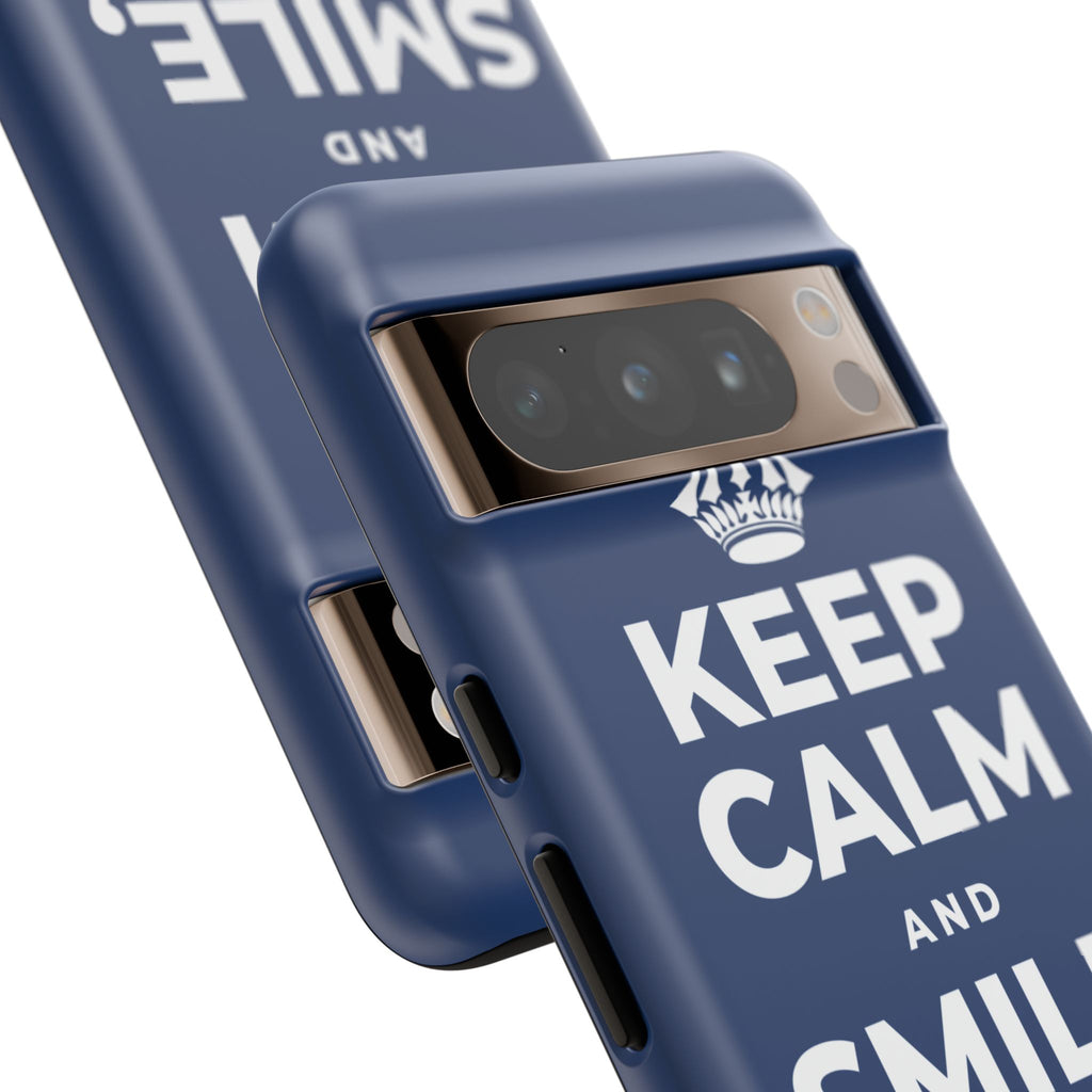 KEEP CALM AND SMILE, IT HELPS Phone Case