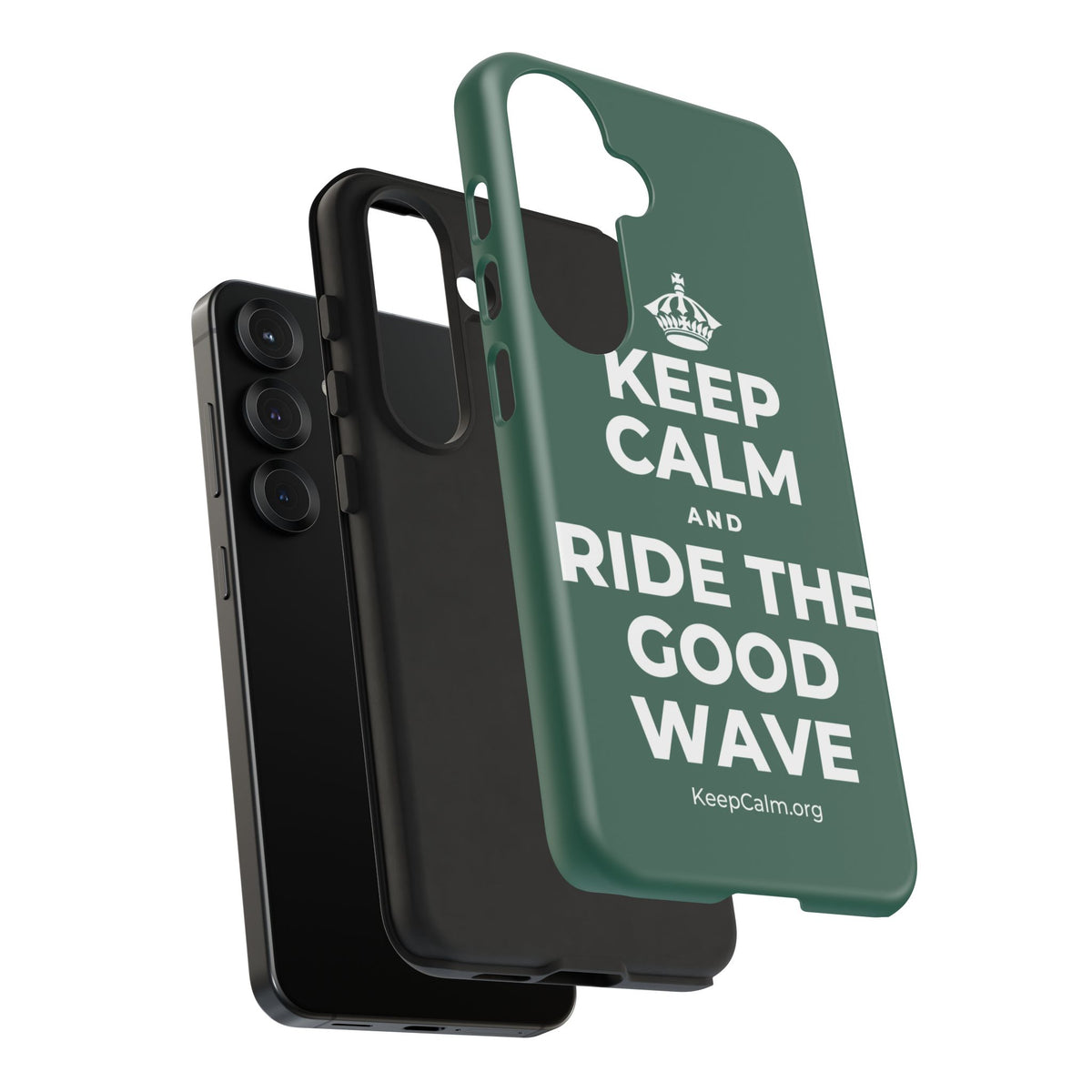 KEEP CALM AND RIDE THE GOOD WAVE Phone Case