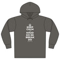 KEEP CALM AND KHUD KO EK BREAK DO Organic Hoodie Tee