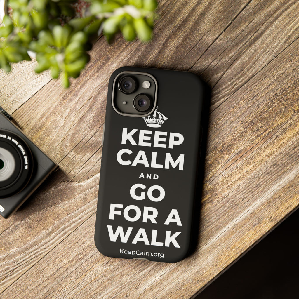 KEEP CALM AND GO FOR A WALK Phone Case