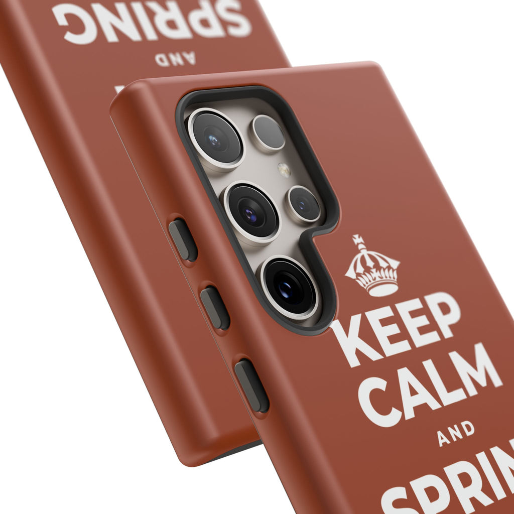 KEEP CALM AND SPRING FORWARD GENTLY Phone Case