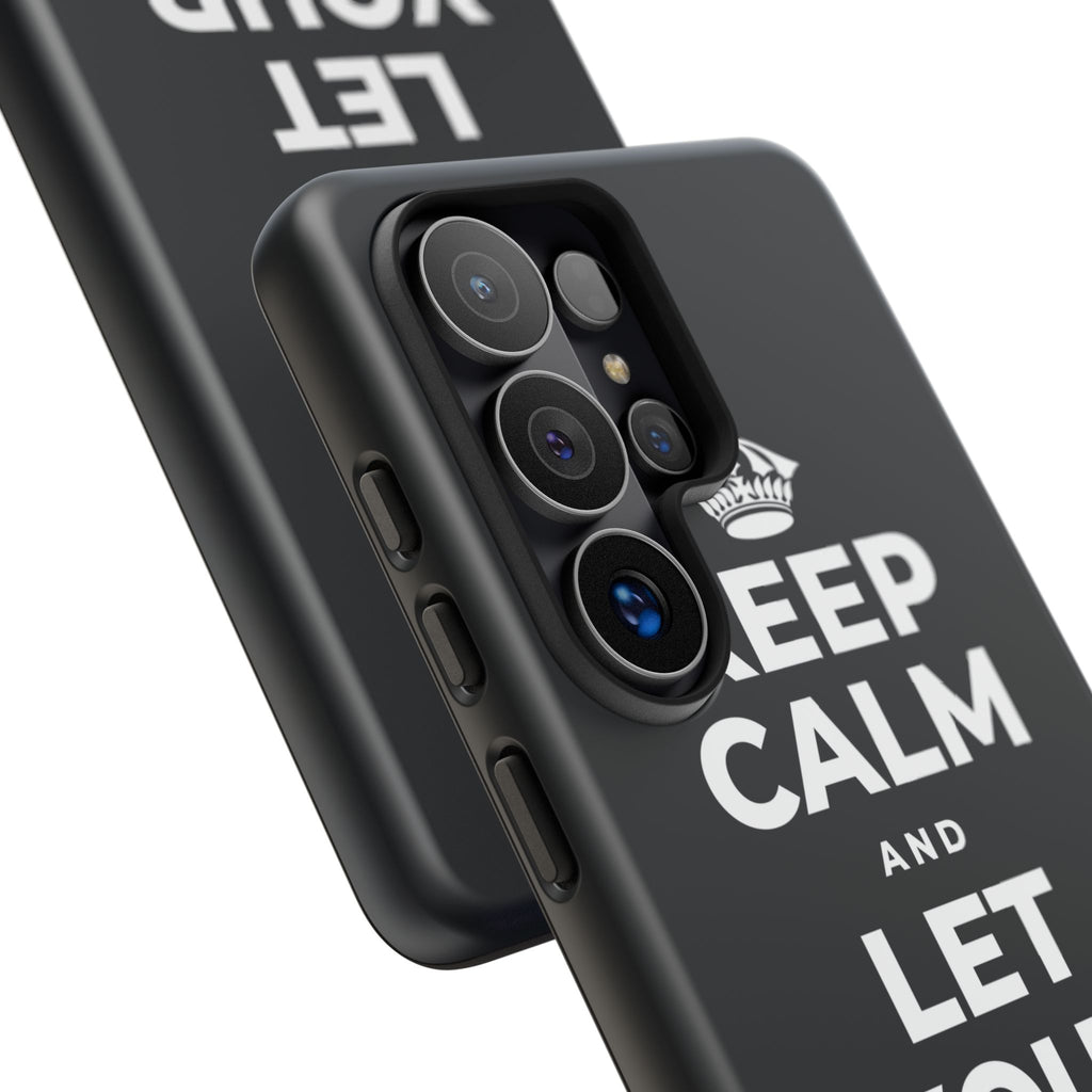 KEEP CALM AND LET YOUR JAW RELAX Phone Case (Dark)
