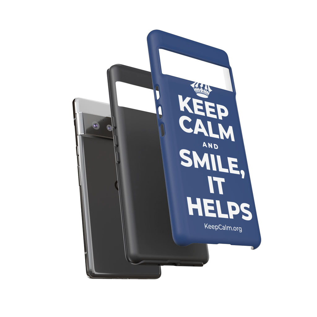 KEEP CALM AND SMILE, IT HELPS Phone Case