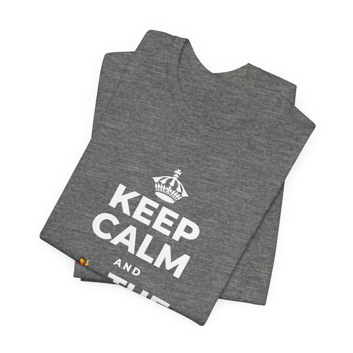 KEEP CALM AND 💃 THE NIGHT AWAY T-Shirt (Baby Blue–Silver)