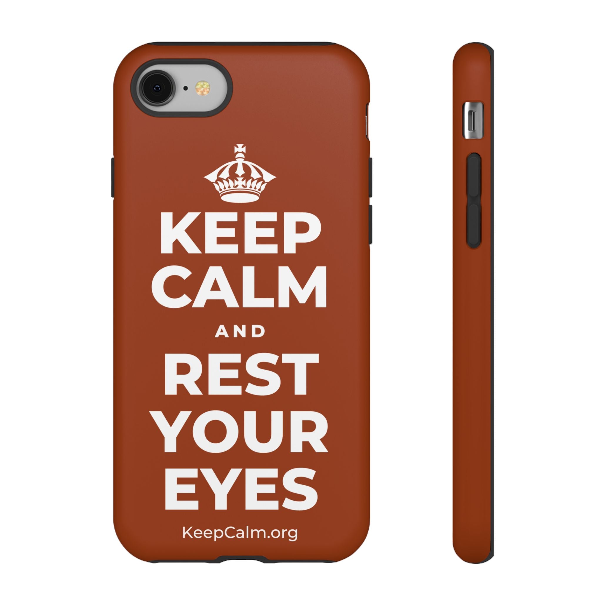 KEEP CALM AND REST YOUR EYES Phone Case