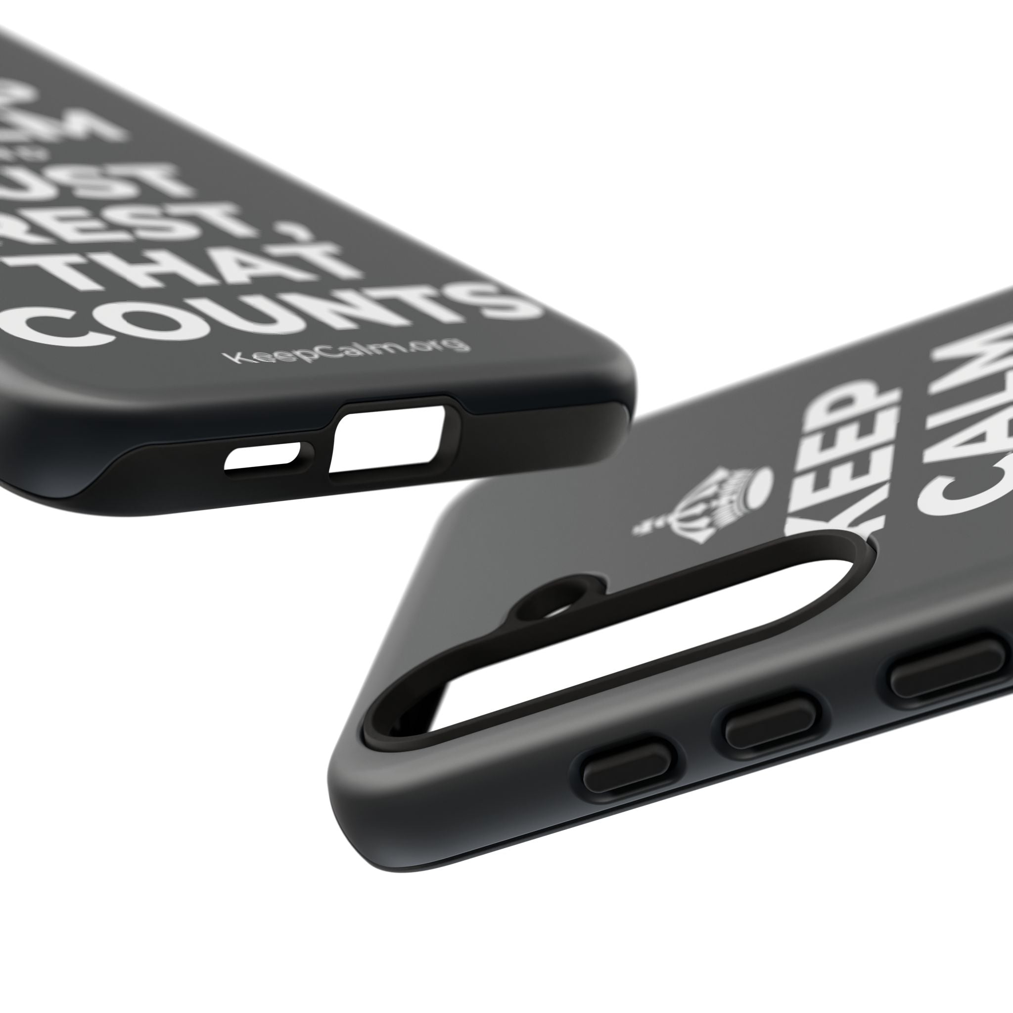 KEEP CALM AND JUST REST, THAT COUNTS Phone Case (Dark)