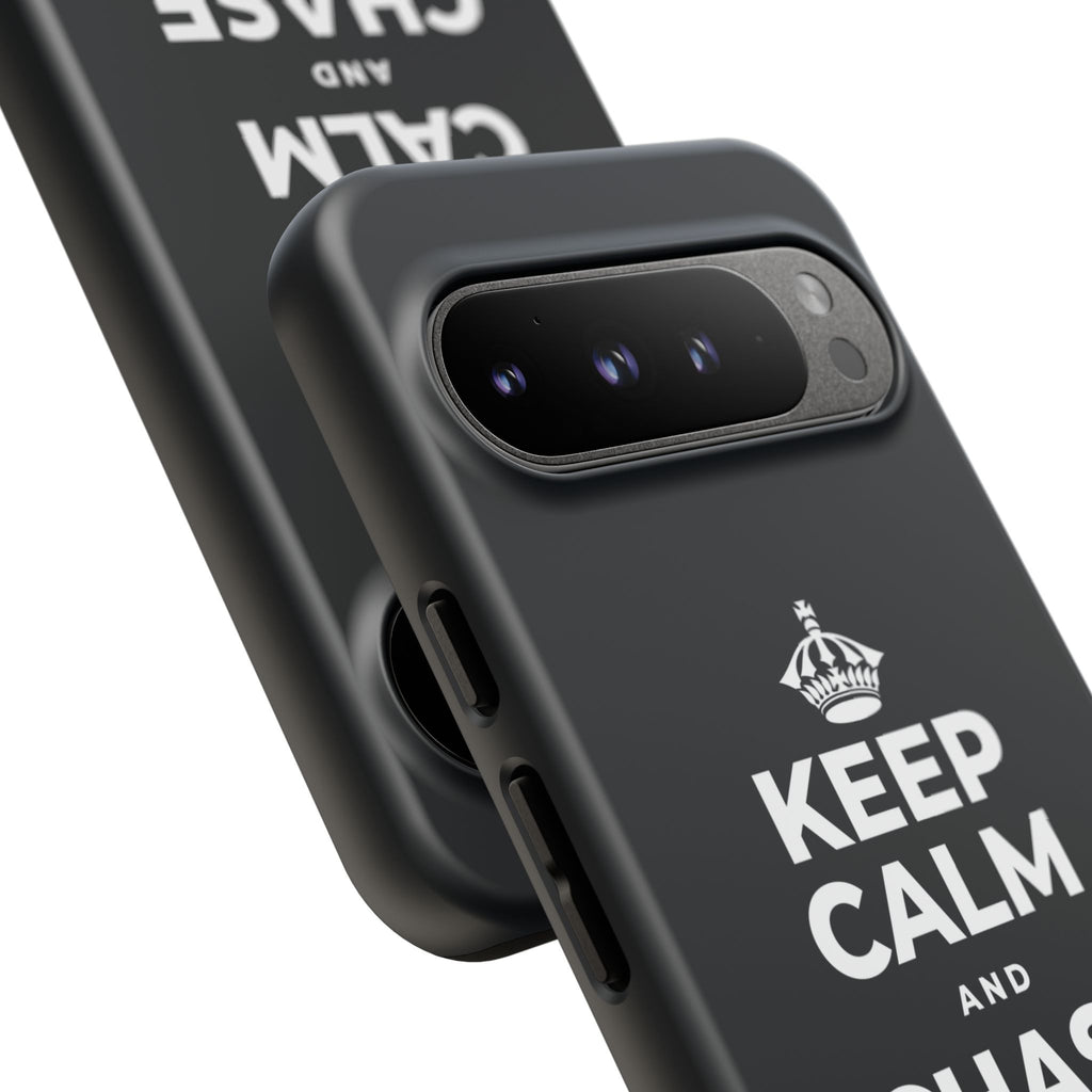 KEEP CALM AND CHASE GREATNESS Phone Case (Dark)