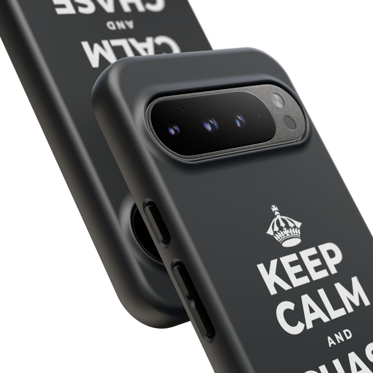 KEEP CALM AND CHASE GREATNESS Phone Case (Dark)