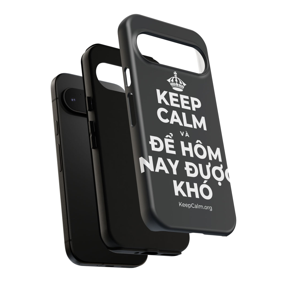 KEEP CALM VÀ ĐỂ HÔM NAY ĐƯỢC KHÓ Phone Case (Dark)