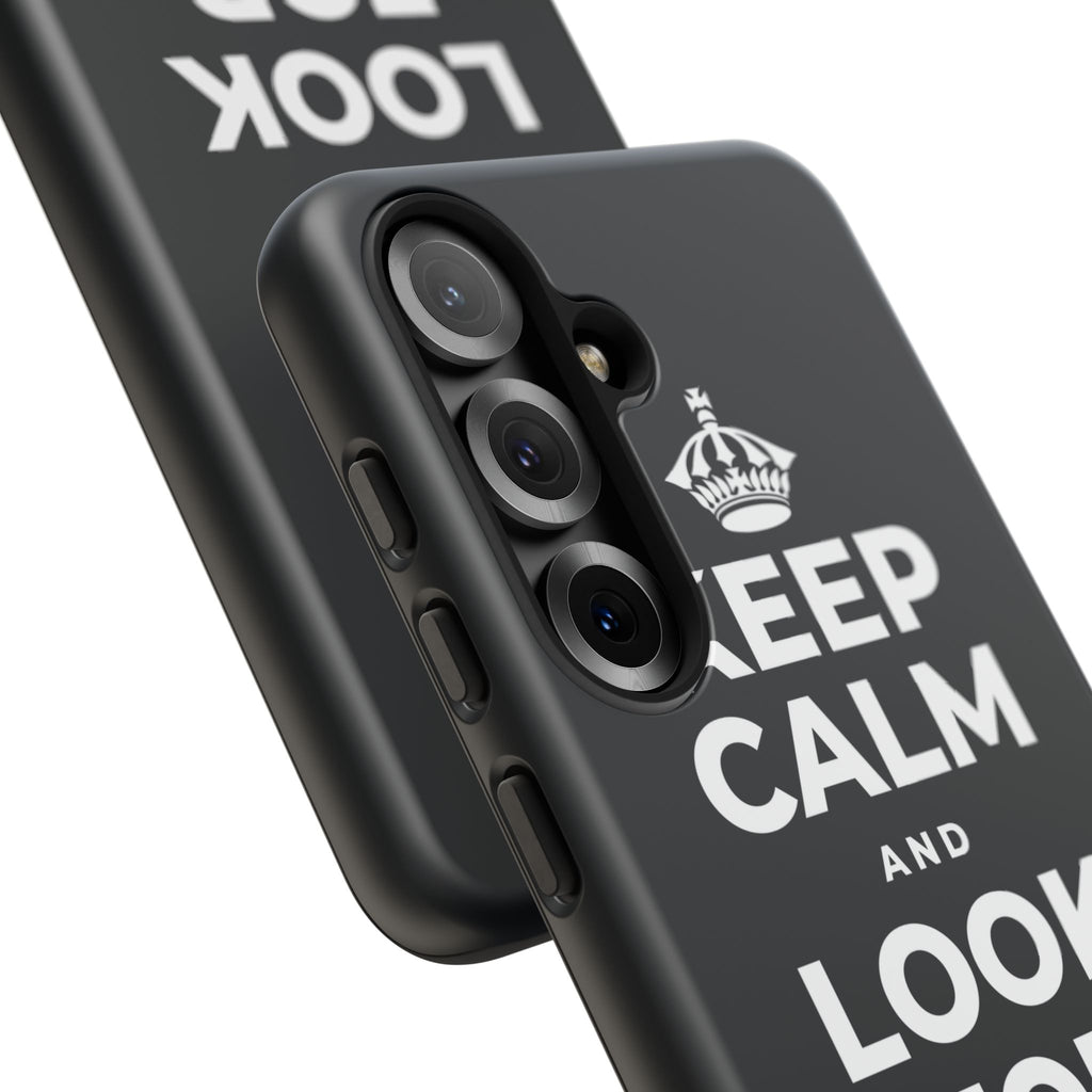 KEEP CALM AND LOOK FOR THE LIGHT Phone Case (Dark)