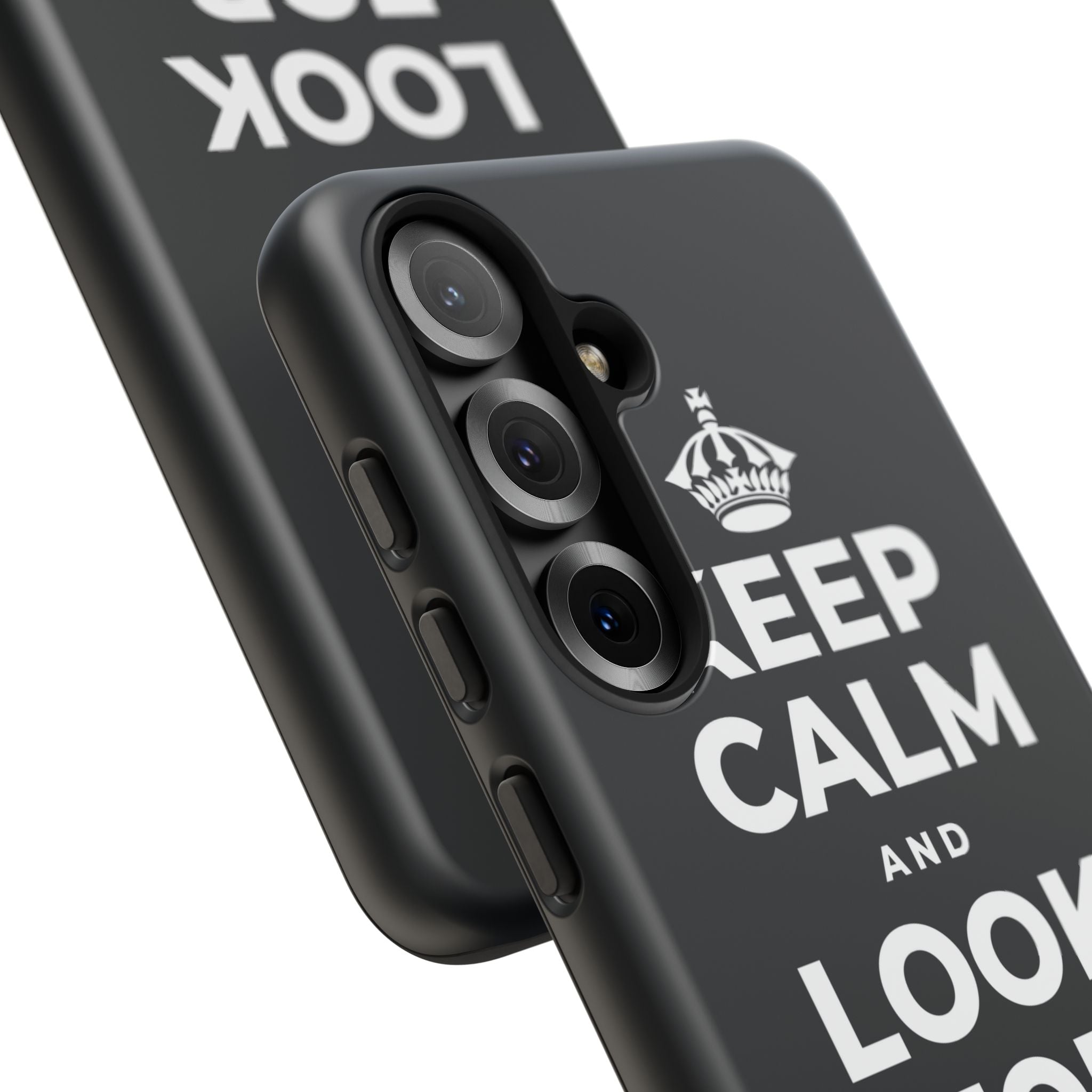 KEEP CALM AND LOOK FOR THE LIGHT Phone Case (Dark)