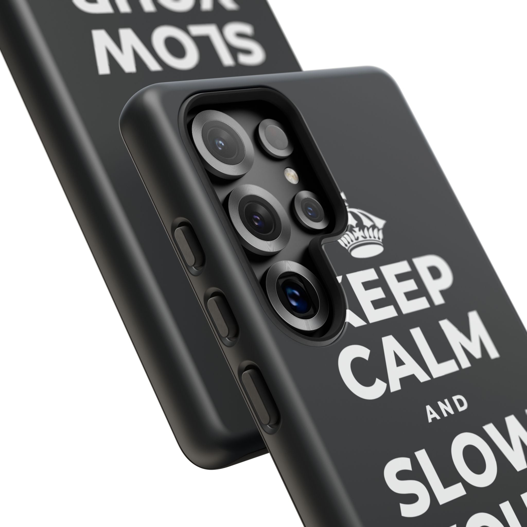KEEP CALM AND SLOW YOUR SUMMER DAYS Phone Case (Dark)