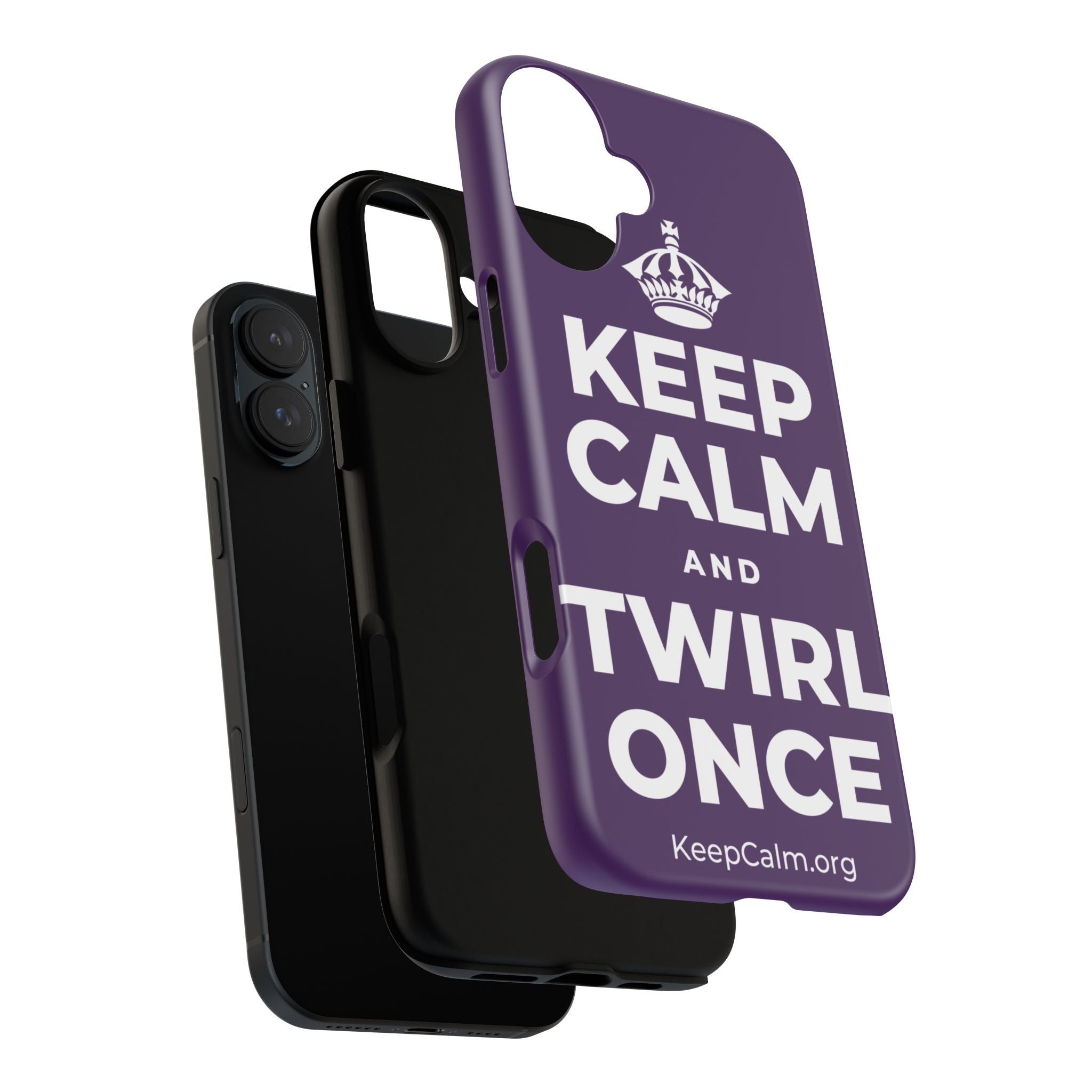 KEEP CALM AND TWIRL ONCE Phone Case