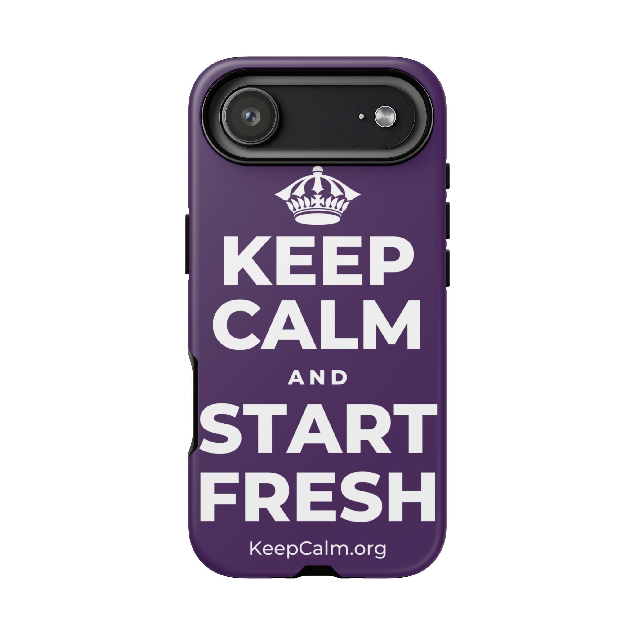 KEEP CALM AND START FRESH Phone Case