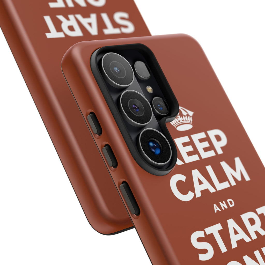 KEEP CALM AND START ONE FRESH PAGE Phone Case