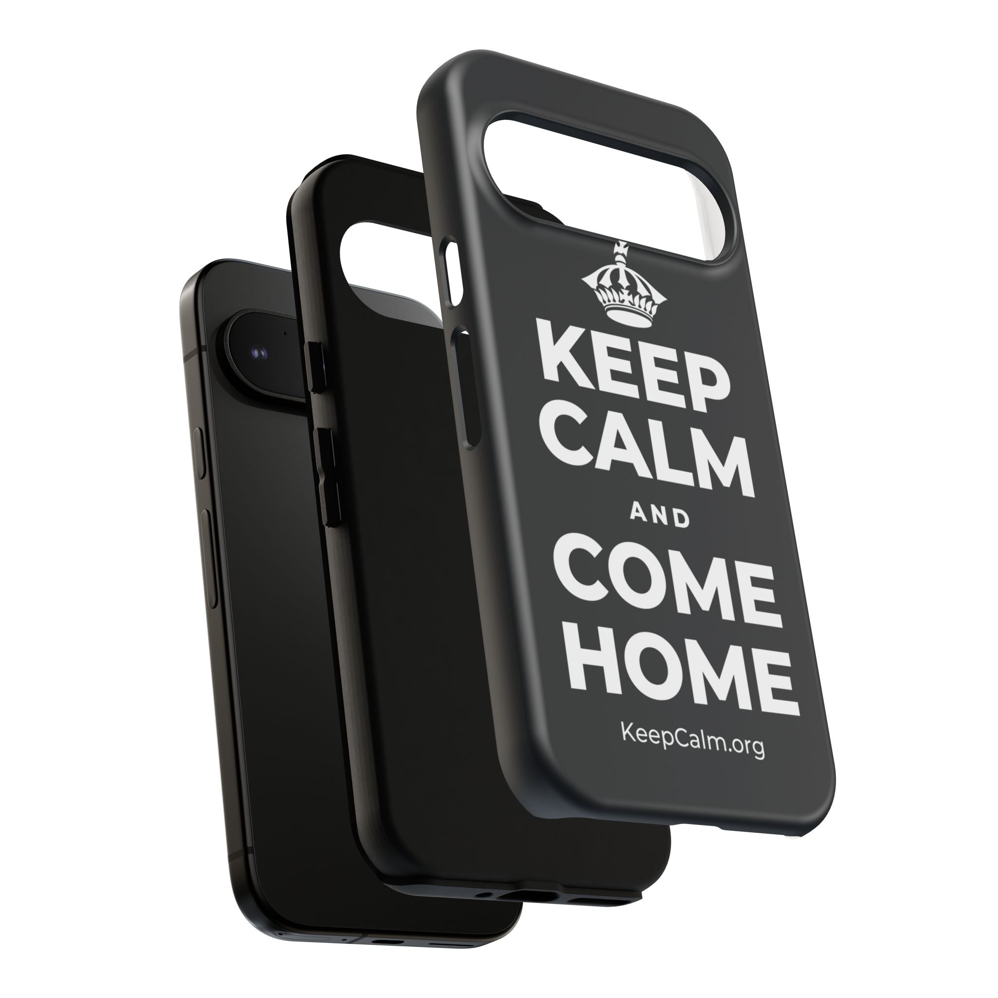 KEEP CALM AND COME HOME Phone Case (Dark)