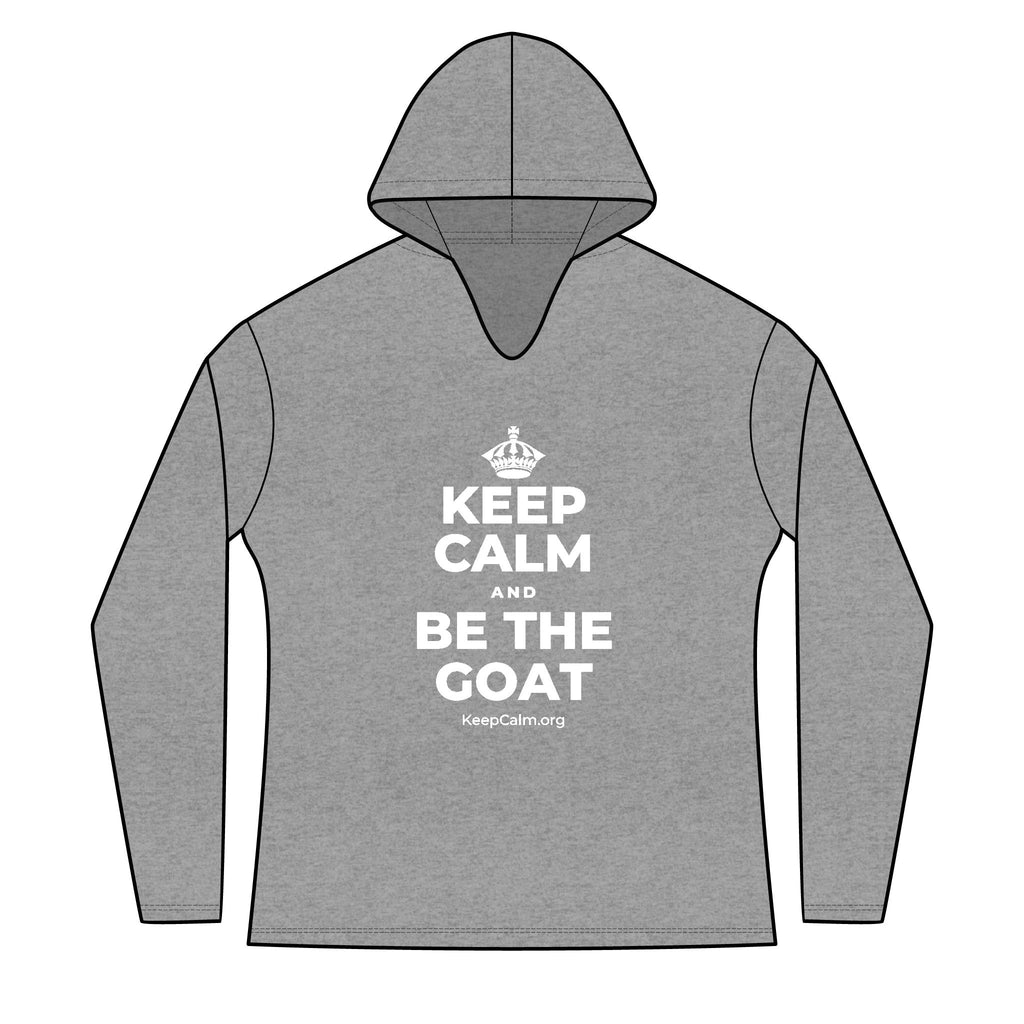 KEEP CALM AND BE THE GOAT Women's Long Sleeve Hoodie