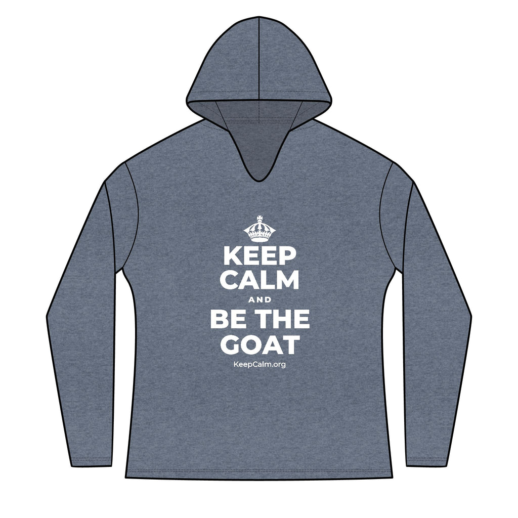 KEEP CALM AND BE THE GOAT Women's Long Sleeve Hoodie