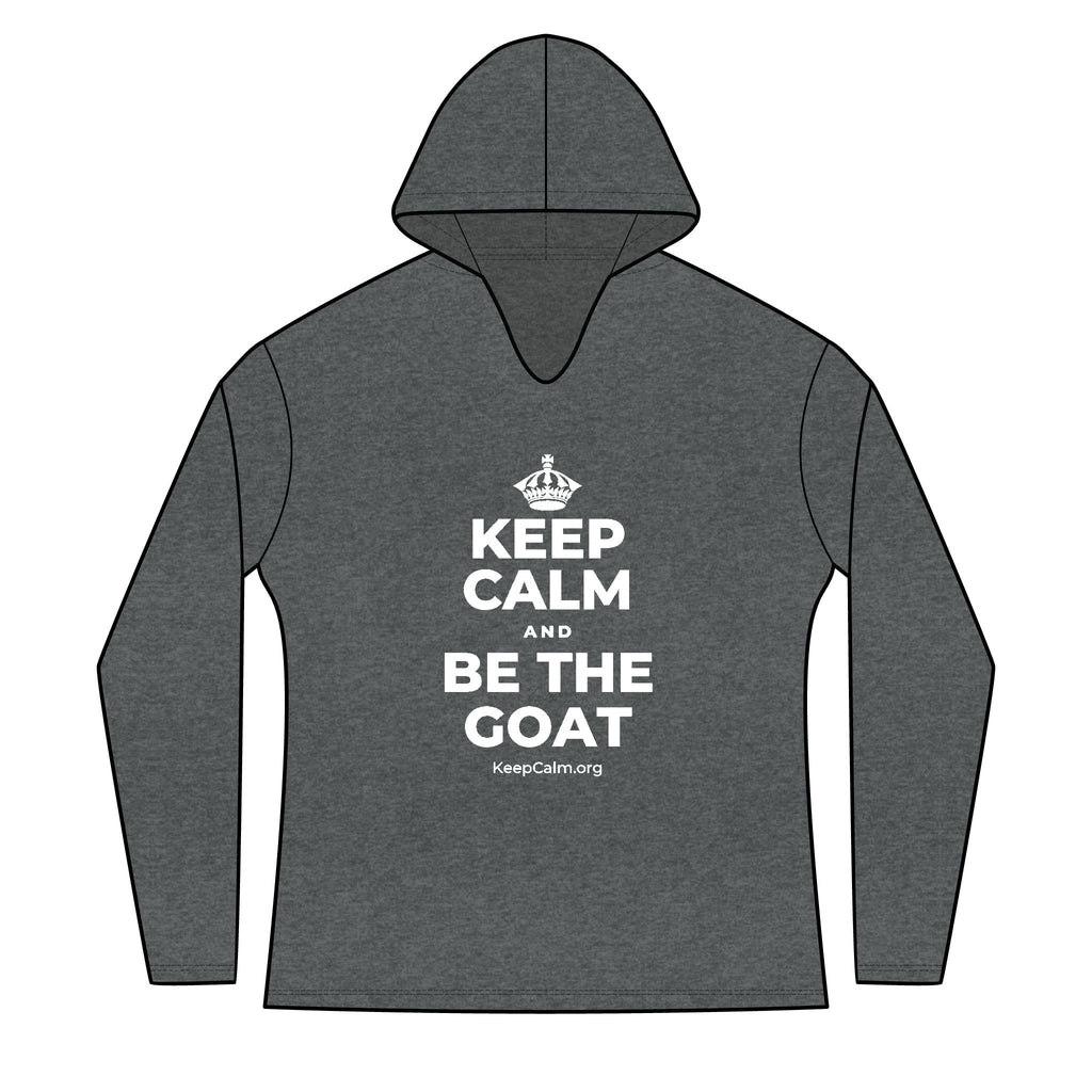 KEEP CALM AND BE THE GOAT Women's Long Sleeve Hoodie