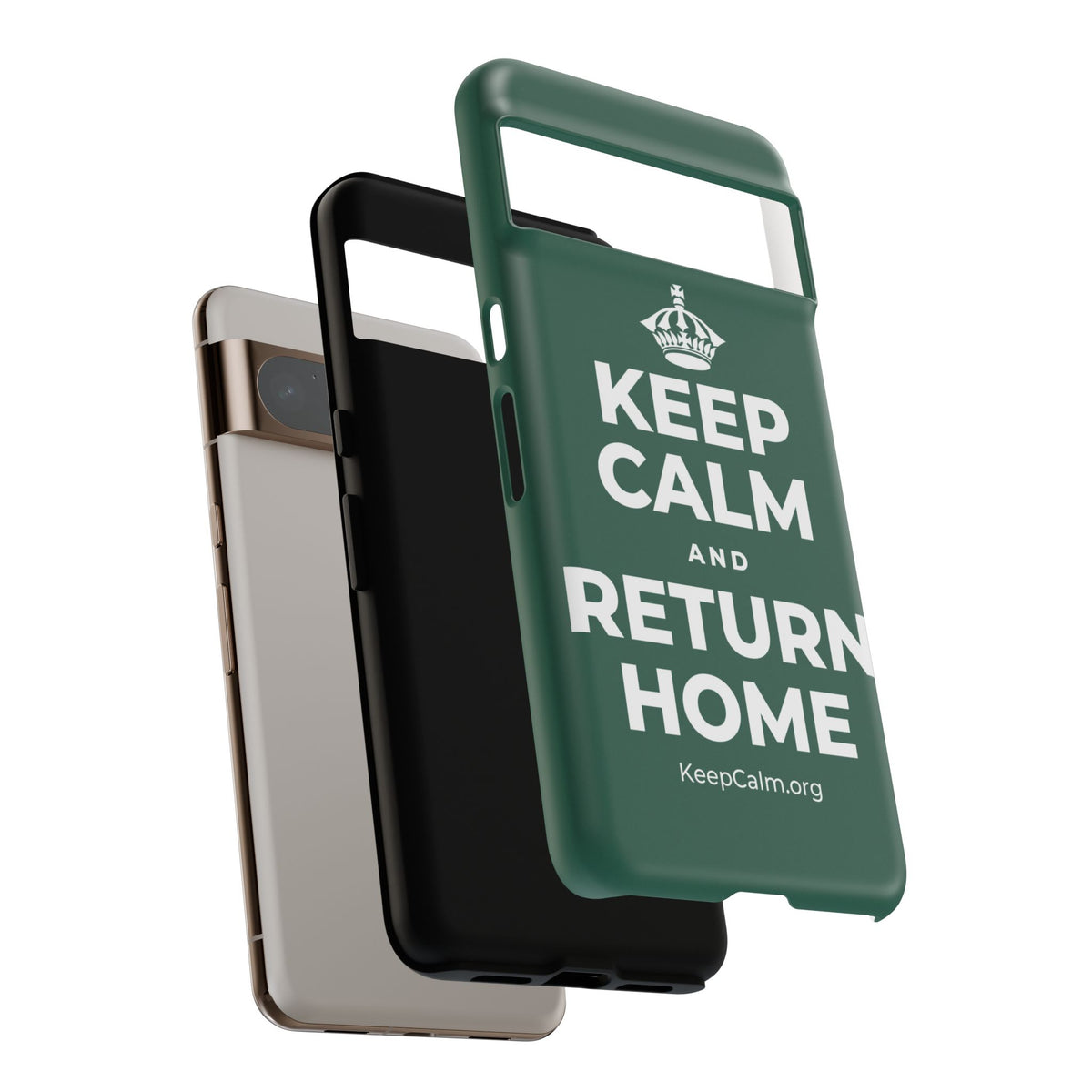 KEEP CALM AND RETURN HOME Phone Case