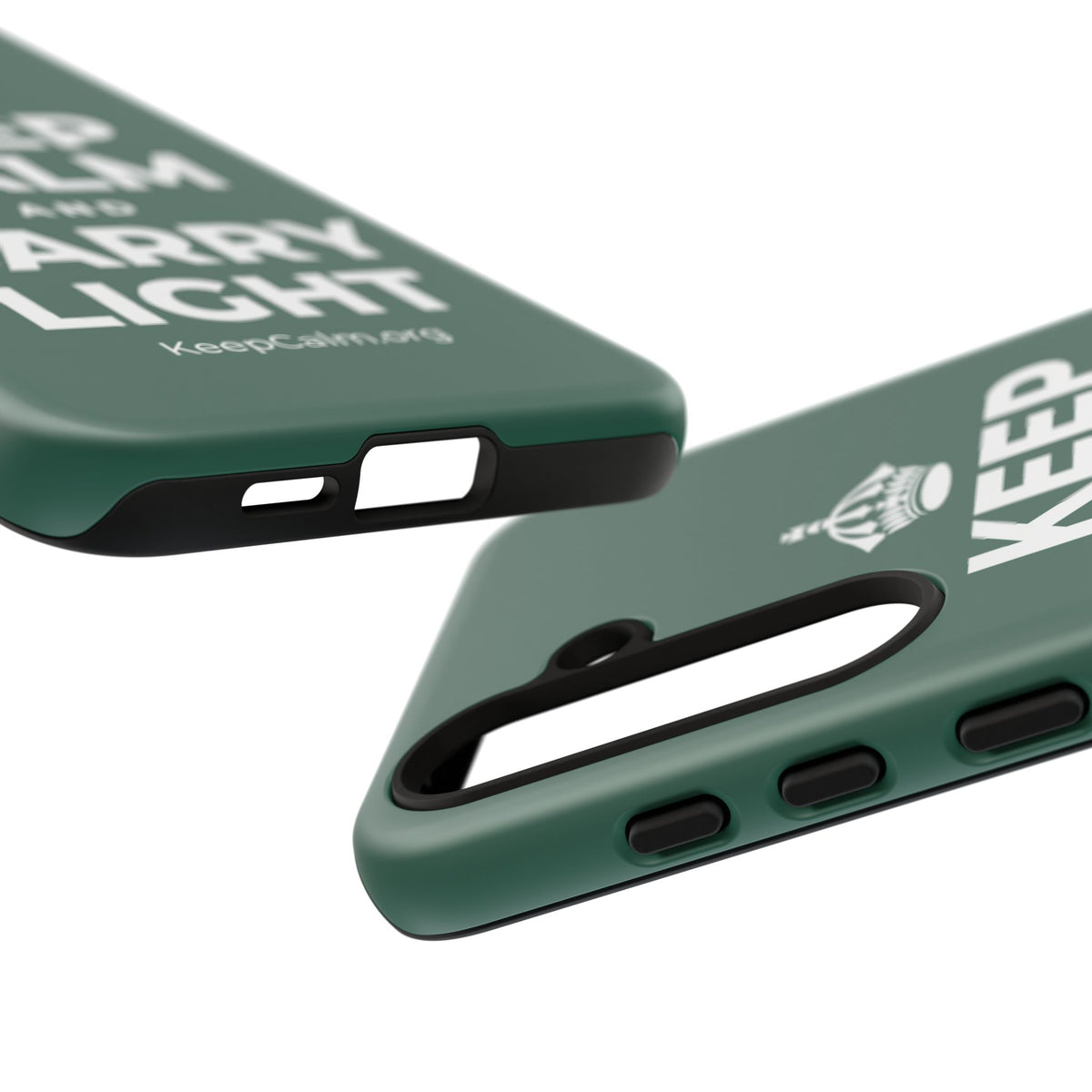 KEEP CALM AND CARRY LIGHT Phone Case