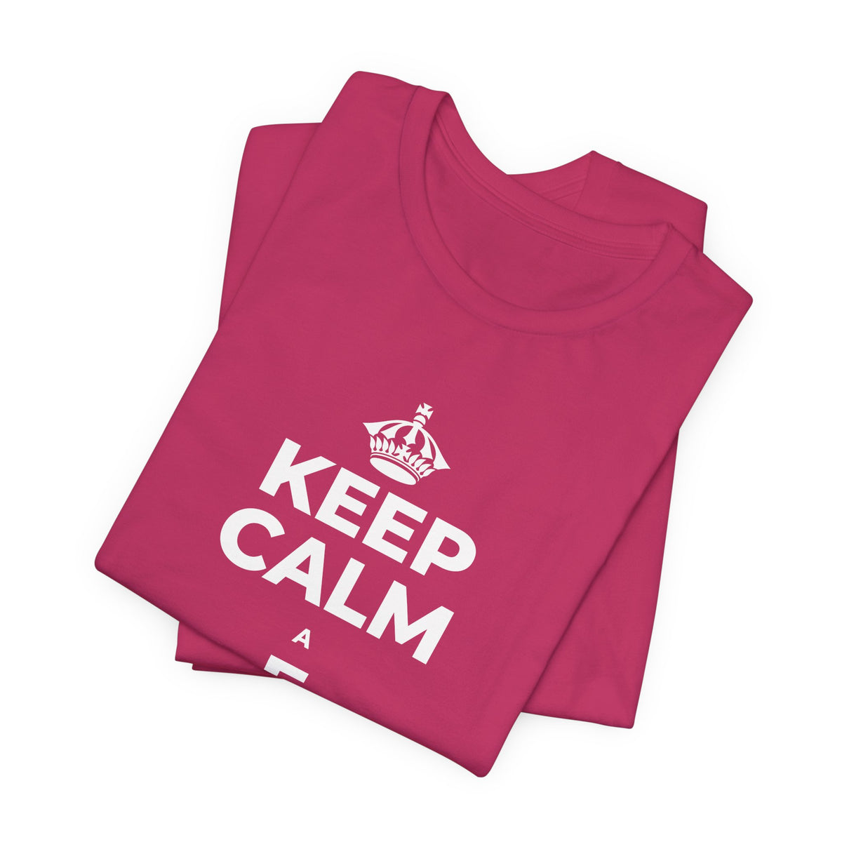 KEEP CALM A E HAʻAHEO IĀ ʻOE IHO T-Shirt (Baby Blue–Silver)