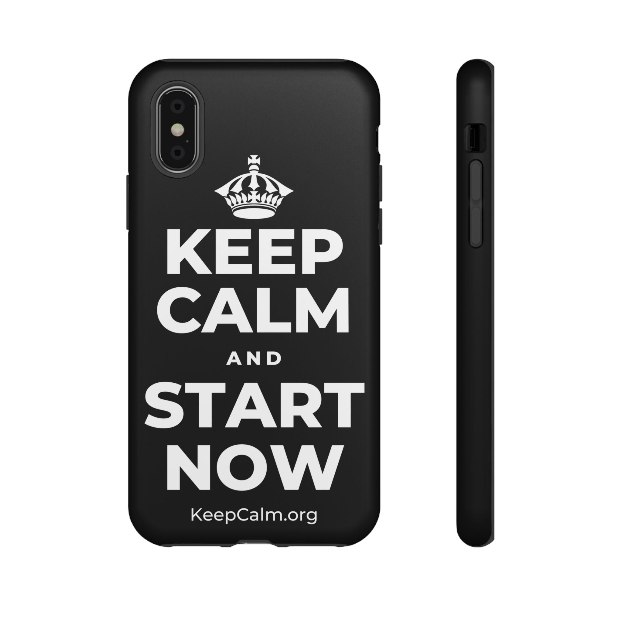 KEEP CALM AND START NOW Phone Case