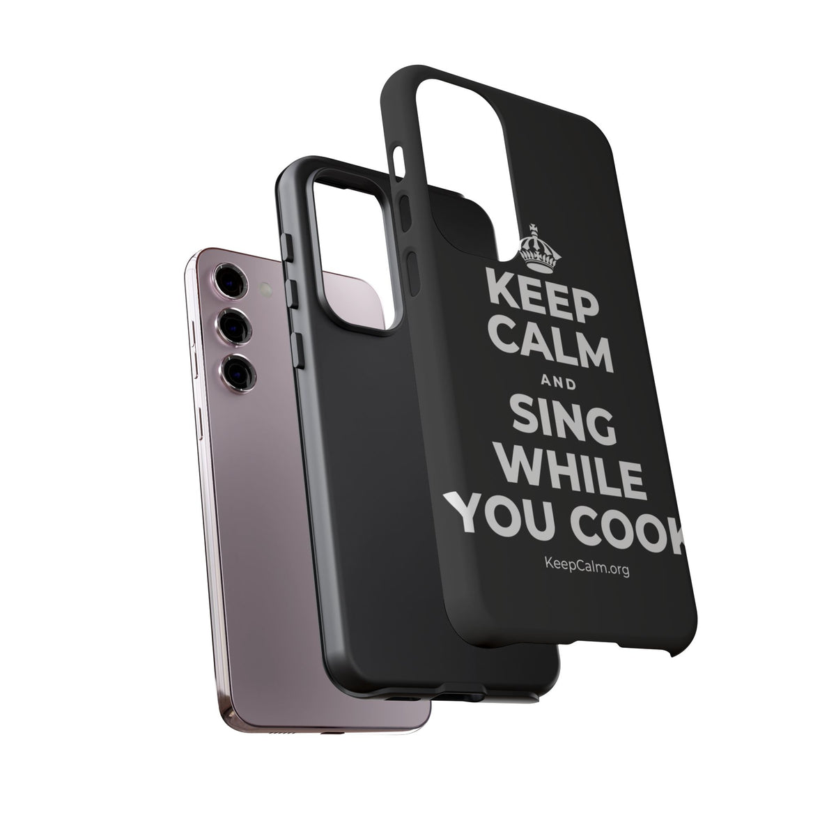 KEEP CALM AND SING WHILE YOU COOK Phone Case
