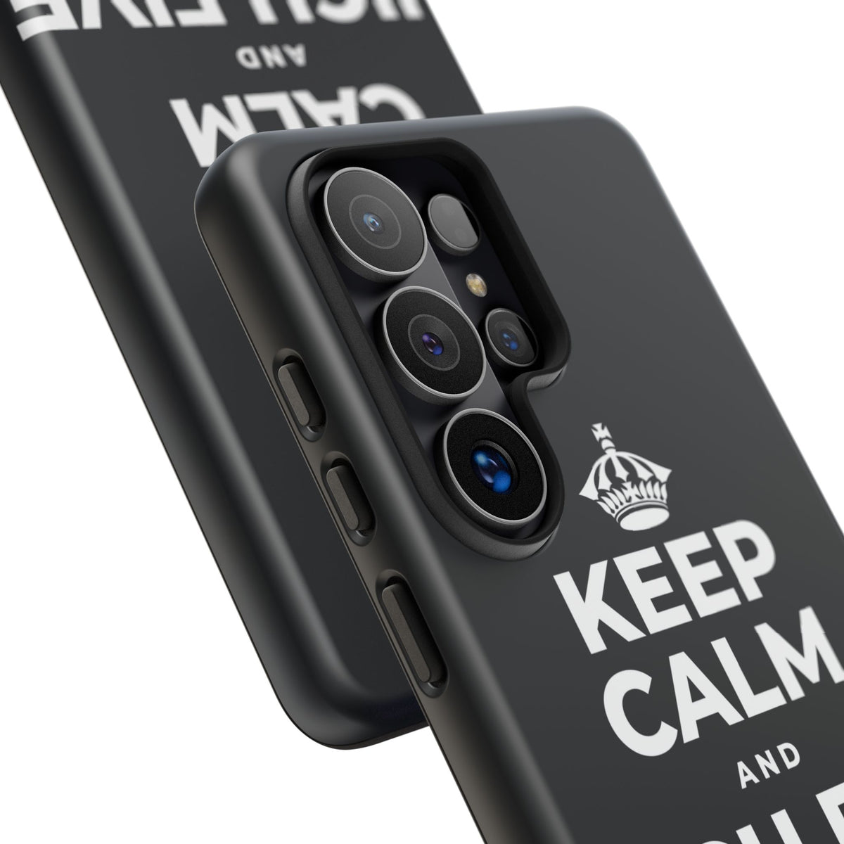 KEEP CALM AND HIGH FIVE SOMEONE Phone Case (Dark)